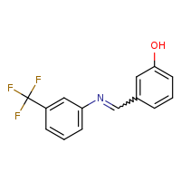 3-[(E)-{[3-(trifluoromethyl)phenyl]imino}methyl]phenol