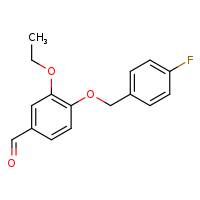 3-ethoxy-4-[(4-fluorophenyl)methoxy]benzaldehyde