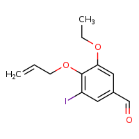 3-ethoxy-5-iodo-4-(prop-2-en-1-yloxy)benzaldehyde