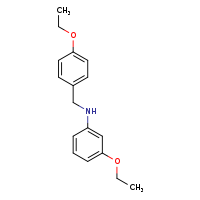 3-ethoxy-N-[(4-ethoxyphenyl)methyl]aniline