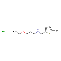 (3-ethoxypropyl)[(5-methylthiophen-2-yl)methyl]amine hydrochloride