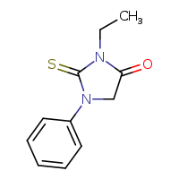 3-ethyl-1-phenyl-2-sulfanylideneimidazolidin-4-one