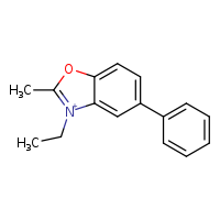 3-ethyl-2-methyl-5-phenyl-1,3-benzoxazol-3-ium