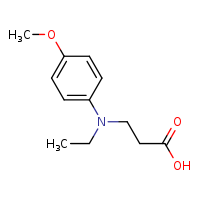 3-[ethyl(4-methoxyphenyl)amino]propanoic acid
