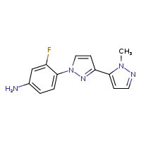 3-fluoro-4-{2'-methyl-[3,3'-bipyrazol]-1-yl}aniline