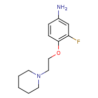 3-fluoro-4-[2-(piperidin-1-yl)ethoxy]aniline