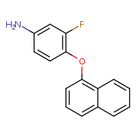 3-fluoro-4-(naphthalen-1-yloxy)aniline