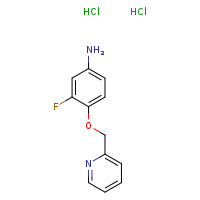 3-fluoro-4-(pyridin-2-ylmethoxy)aniline dihydrochloride