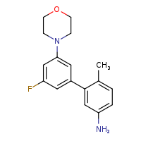 3'-fluoro-6-methyl-5'-(morpholin-4-yl)-[1,1'-biphenyl]-3-amine