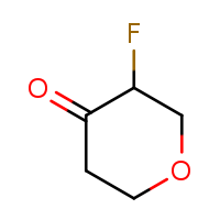 3-fluorooxan-4-one