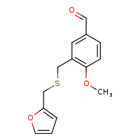 3-{[(furan-2-ylmethyl)sulfanyl]methyl}-4-methoxybenzaldehyde