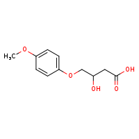 3-hydroxy-4-(4-methoxyphenoxy)butanoic acid