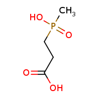 3-[hydroxy(methyl)phosphoryl]propanoic acid