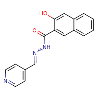 3-hydroxy-N'-[(E)-pyridin-4-ylmethylidene]naphthalene-2-carbohydrazide