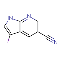 3-iodo-1H-pyrrolo[2,3-b]pyridine-5-carbonitrile