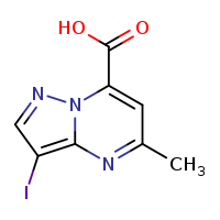 3-iodo-5-methylpyrazolo[1,5-a]pyrimidine-7-carboxylic acid