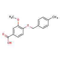 3-methoxy-4-[(4-methylphenyl)methoxy]benzoic acid