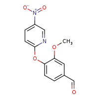 3-methoxy-4-[(5-nitropyridin-2-yl)oxy]benzaldehyde