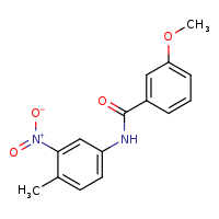 3-methoxy-N-(4-methyl-3-nitrophenyl)benzamide