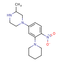 3-methyl-1-[4-nitro-3-(piperidin-1-yl)phenyl]piperazine