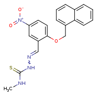 3-methyl-1-[(E)-{[2-(naphthalen-1-ylmethoxy)-5-nitrophenyl]methylidene}amino]thiourea