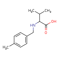 3-methyl-2-{[(4-methylphenyl)methyl]amino}butanoic acid