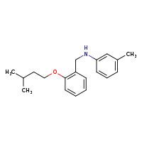 3-methyl-N-{[2-(3-methylbutoxy)phenyl]methyl}aniline