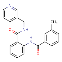 3-methyl-N-{2-[(pyridin-3-ylmethyl)carbamoyl]phenyl}benzamide