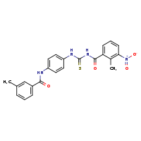 3-methyl-N-[4-({[(2-methyl-3-nitrophenyl)formamido]methanethioyl}amino)phenyl]benzamide