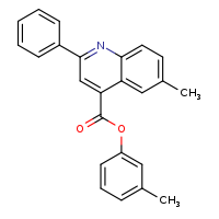 3-methylphenyl 6-methyl-2-phenylquinoline-4-carboxylate
