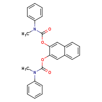 3-{[methyl(phenyl)carbamoyl]oxy}naphthalen-2-yl N-methyl-N-phenylcarbamate