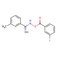 (3-methylphenyl)methanimidamido 3-iodobenzoate
