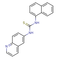 3-(naphthalen-1-yl)-1-(quinolin-6-yl)thiourea