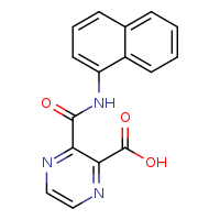 3-[(naphthalen-1-yl)carbamoyl]pyrazine-2-carboxylic acid