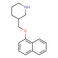 3-[(naphthalen-1-yloxy)methyl]piperidine