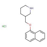 3-[(naphthalen-1-yloxy)methyl]piperidine hydrochloride