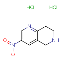 3-nitro-5,6,7,8-tetrahydro-1,6-naphthyridine dihydrochloride