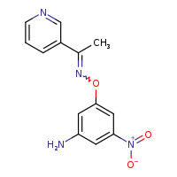3-nitro-5-{[(E)-[1-(pyridin-3-yl)ethylidene]amino]oxy}aniline