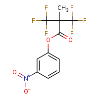 3-nitrophenyl 3,3,3-trifluoro-2-methyl-2-(trifluoromethyl)propanoate
