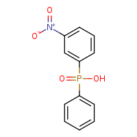 3-nitrophenyl(phenyl)phosphinic acid