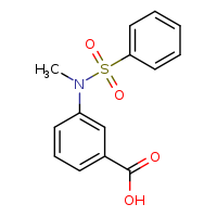 3-(N-methylbenzenesulfonamido)benzoic acid