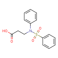 3-(N-phenylbenzenesulfonamido)propanoic acid