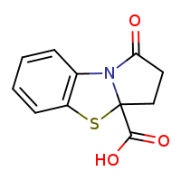 3-oxo-7-thia-2-azatricyclo[6.4.0.0²,?]dodeca-1(8),9,11-triene-6-carboxylic acid