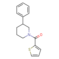 3-phenyl-1-(thiophene-2-carbonyl)piperidine