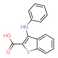 3-(phenylamino)-1-benzothiophene-2-carboxylic acid
