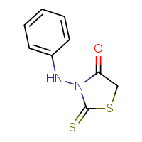 3-(phenylamino)-2-sulfanylidene-1,3-thiazolidin-4-one