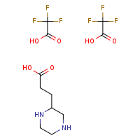 3-(piperazin-2-yl)propanoic acid; bis(trifluoroacetic acid)