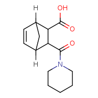3-(piperidine-1-carbonyl)bicyclo[2.2.1]hept-5-ene-2-carboxylic acid