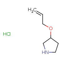3-(prop-2-en-1-yloxy)pyrrolidine hydrochloride