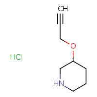 3-(prop-2-yn-1-yloxy)piperidine hydrochloride
